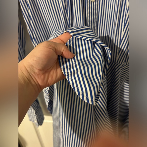 Polo Ralph Lauren blue striped collared dress size 12 - Picture 11 of 16